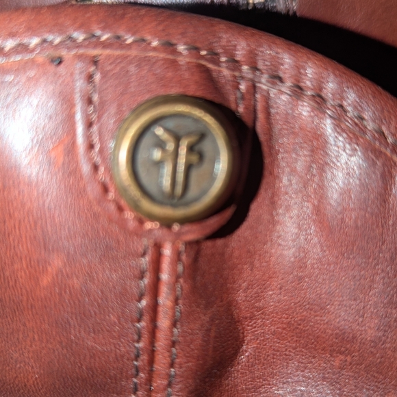 Frye Melissa Button 2 short Brown Leather Ankle Boots. 8.5 - Picture 8 of 12